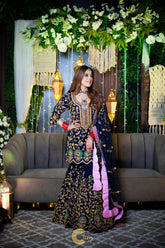 Embroidered Garara Suit